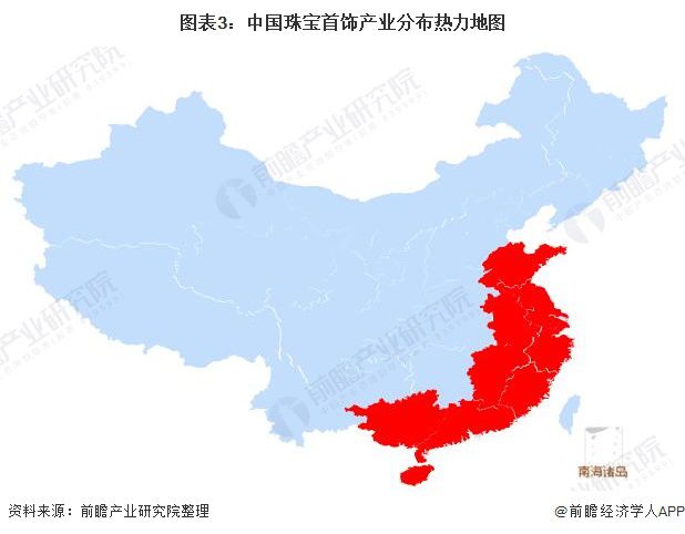 【干货】珠宝首饰行业资产链全景梳理及区域热力舆图(图3)